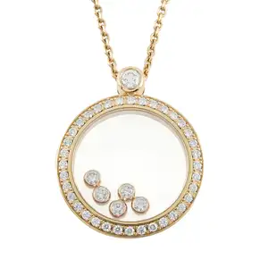 Gold 'Happy Diamonds' Icons necklace, by Chopard