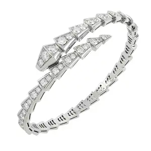18ct gold diamond 'Serpenti Viper' bracelet, by Bulgari