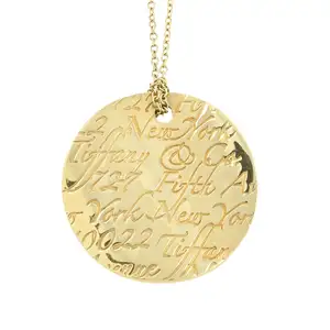 'Notes' pendant, with chain, by Tiffany & Co.