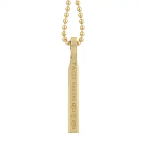 '1837' Makers bar pendant, by Tiffany & Co.