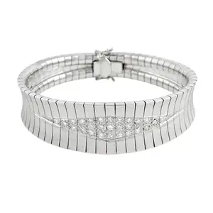 Mid 20th century gold diamond bracelet