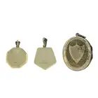 Three assorted locket pendants