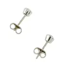 Diamond single-stone stud earrings