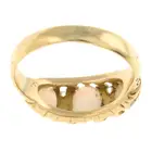 Early 20th century opal & diamond dress ring