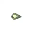Pear-shape green sapphire, 1.23ct