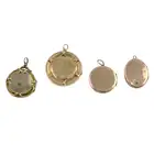 Four late 19th century locket pendants