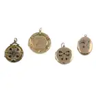 Four late 19th century locket pendants