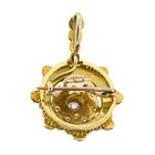 Victorian gold diamond and split pearl pendant