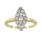 Early 20th century 18ct gold diamond ring