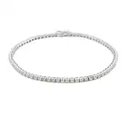 Diamond line bracelet
