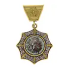 Late Victorian micro mosaic pendant