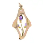 Early 20th 9ct gem pendant, Murrle Bennett &Co.