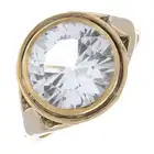 Topaz single-stone ring