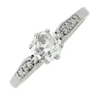 Early 20th century diamond single-stone ring