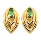 18ct gold tsavorite garnet stud earrings