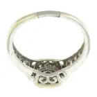 9ct gold diamond cluster dress ring
