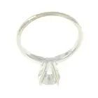 Diamond single-stone ring