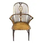 Elm and Yew Wood Windsor Chair