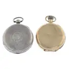Open face pocket watch with a pocket watch