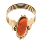 Early 20th century sardonyx cameo ring