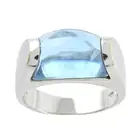 Blue topaz 'Tronchetto' ring, by Bulgari