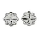 18ct gold diamond cluster earrings
