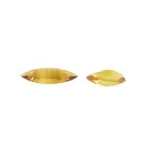 Two marquise-shape yellow sapphires, 4.99ct