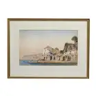 Two watercolour coastal scenes