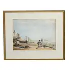 Two watercolour coastal scenes