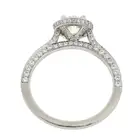 Platinum diamond cluster ring, by Boodles 