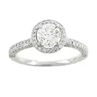 Platinum diamond cluster ring, by Boodles 