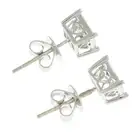 Diamond cluster stud earrings