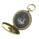 Enamel locket pendant