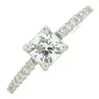 Platinum diamond ring