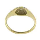 18ct gold diamond & enamel ring