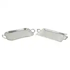 Selection of silver plated trays & platters, etc