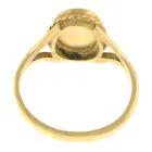 18ct gold opal single-stone ring