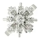 18ct gold diamond dress ring