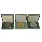 National Trust, Centenary 1995 silver medal; plus two bronze medals (3)