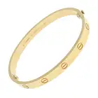 18ct gold 'Love' bangle, by Cartier