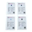 Five oval-shape sapphires, 3.57ct