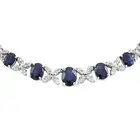 Sapphire and diamond necklace, by EFFY