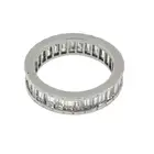 Platinum baguette-cut diamond full eternity ring