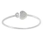 Gold diamond 'Happy Hearts' bangle, by Chopard