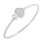 Gold diamond 'Happy Hearts' bangle, by Chopard