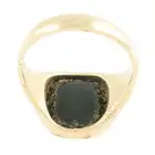 Early 20th c. bloodstone intaglio seal signet ring
