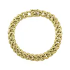 Flat curb-link bracelet, by Bulgari