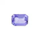 Rectangular-shape tanzanite, 3.36ct