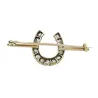 Early 20th century diamond horseshoe brooch