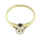 18ct gold diamond single-stone ring